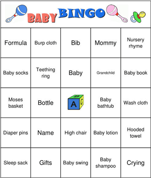 Bingo card sample for Bingo Neutral